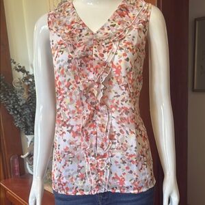NWT northern reflections size small Women's Multicolor Ruffle Blouse